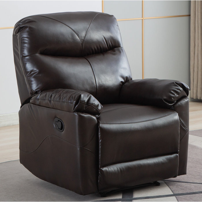 Latitude Run® Faux Leather Manual Recliner Wayfair.ca